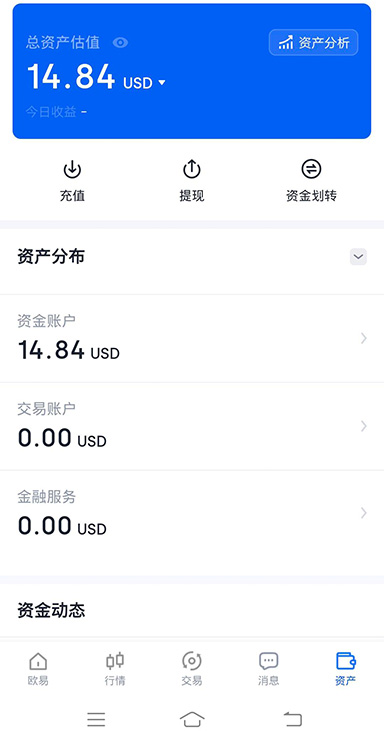 USDT 交易界面